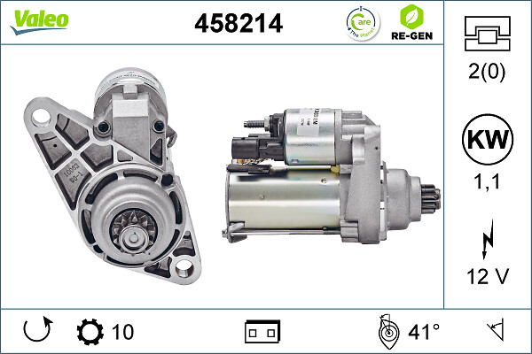 Starter Valeo 458214