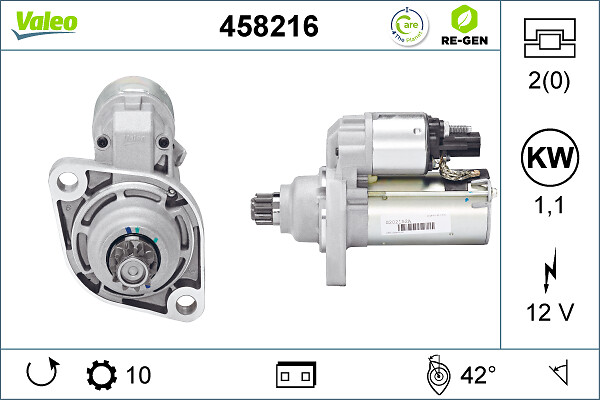 Starter Valeo 458216