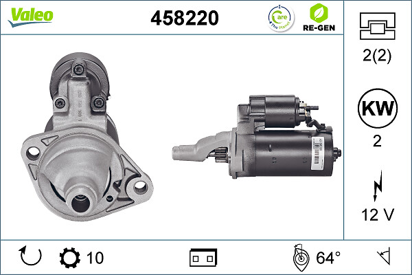 Starter Valeo 458220