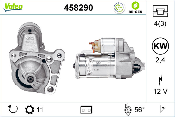 Starter Valeo 458290