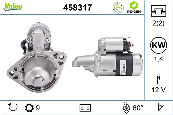 Starter Valeo 458317