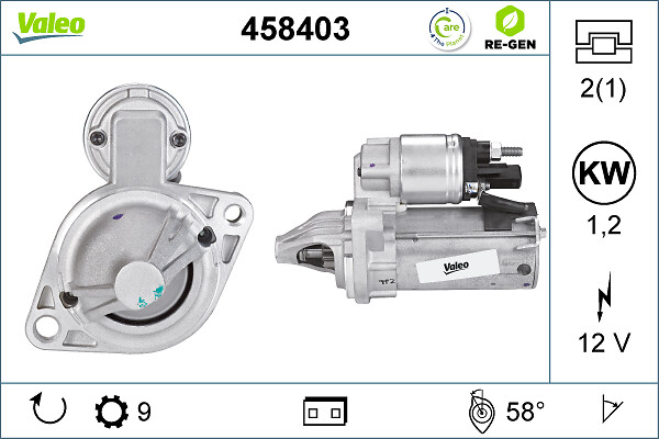 Starter Valeo 458403