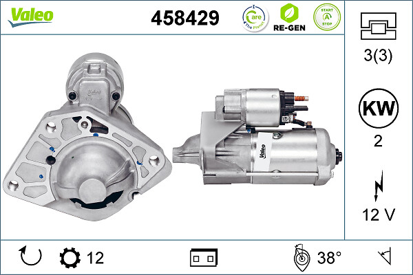 Starter Valeo 458429