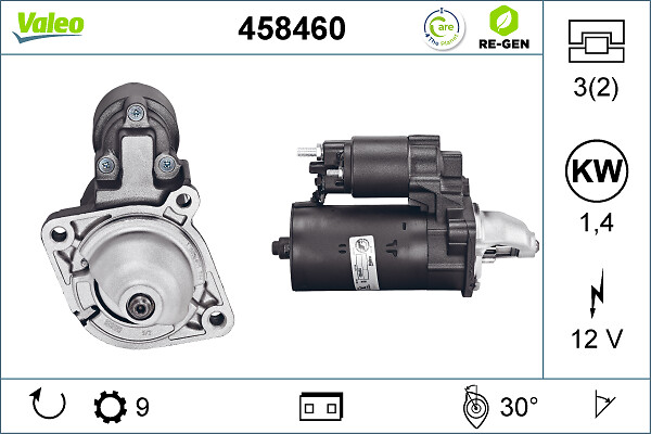 Starter Valeo 458460