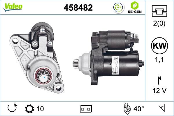 Starter Valeo 458482