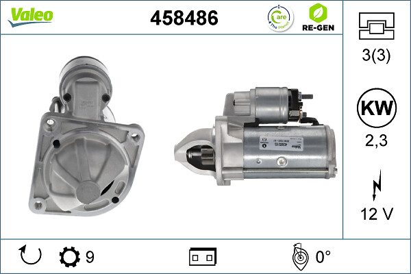 Starter Valeo 458486