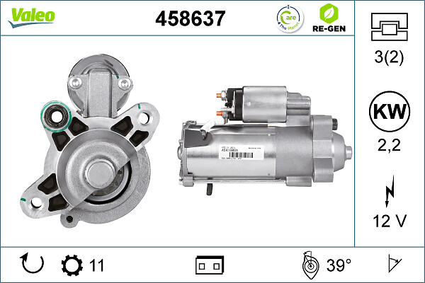 Starter Valeo 458637