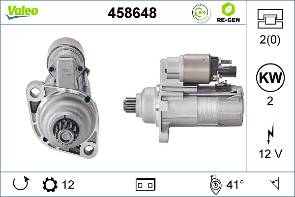 Starter Valeo 458648