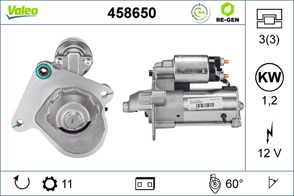 Starter Valeo 458650