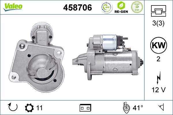 Starter Valeo 458706