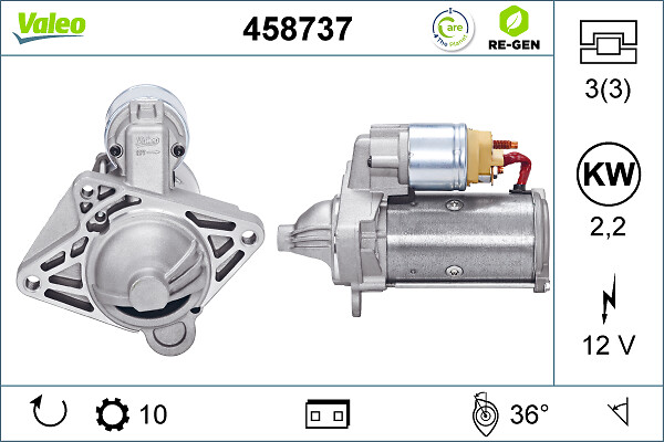Starter Valeo 458737