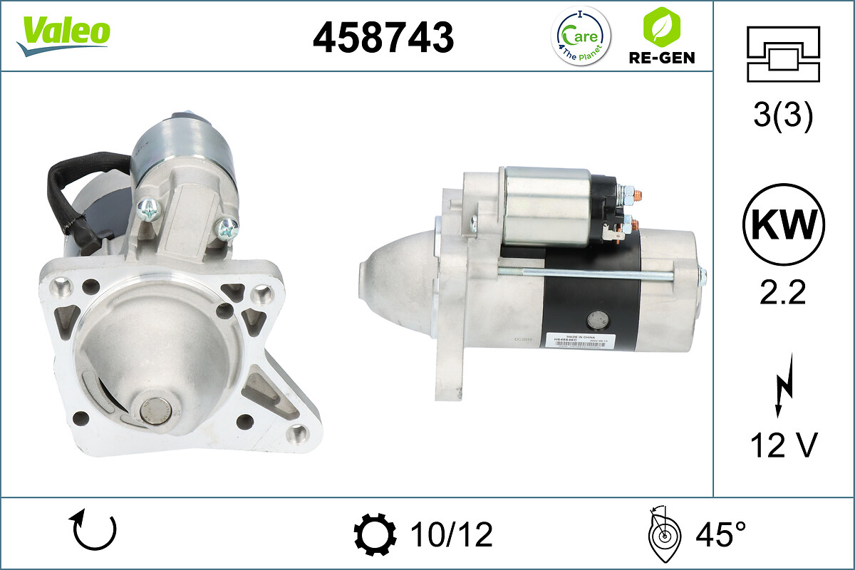 Starter Valeo 458743