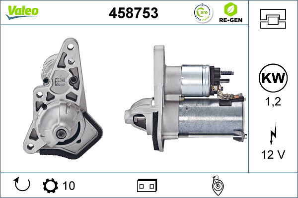 Starter Valeo 458753