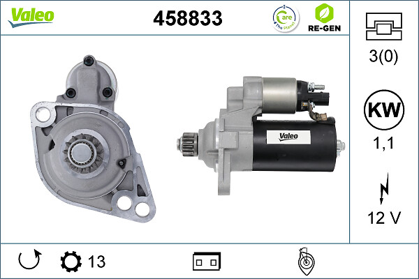 Starter Valeo 458833