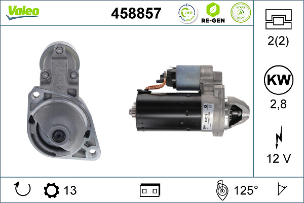 Starter Valeo 458857