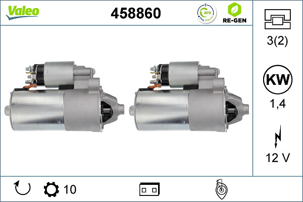 Starter Valeo 458860