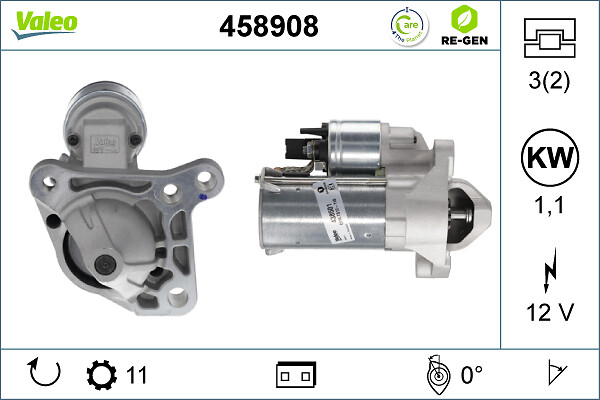 Starter Valeo 458908