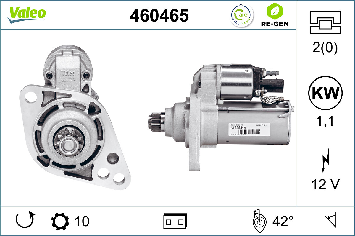 Starter Valeo 460465