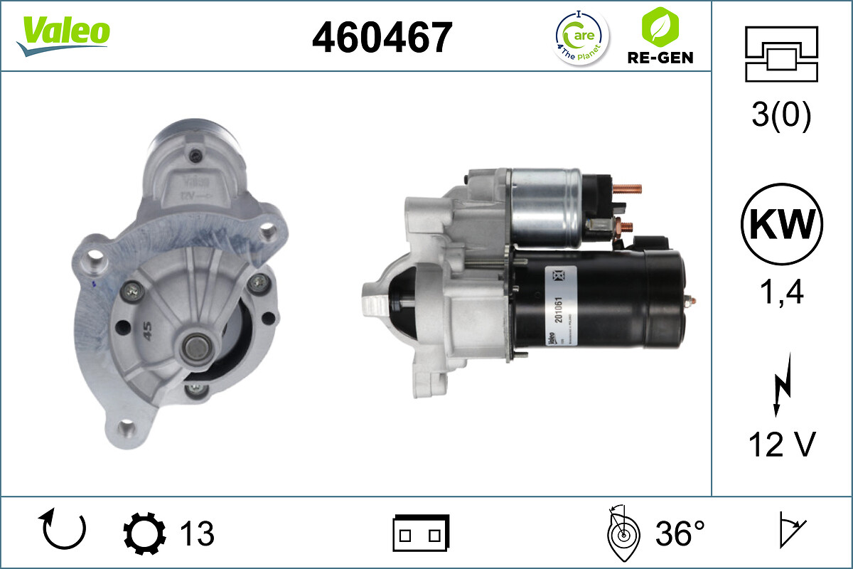 Starter Valeo 460467