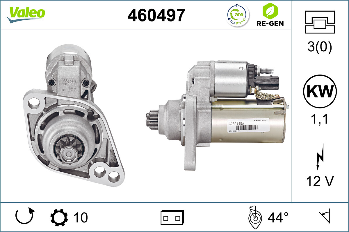 Starter Valeo 460497