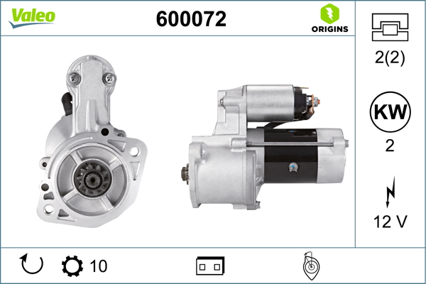 Starter Valeo 600072