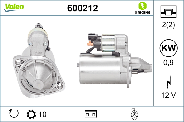 Starter Valeo 600212