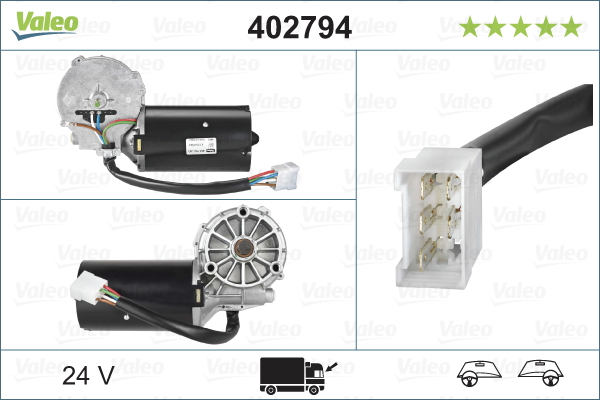 Ruitenwissermotor Valeo 402794