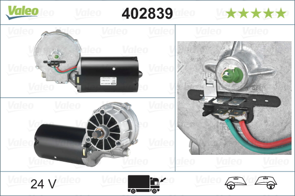 Ruitenwissermotor Valeo 402839