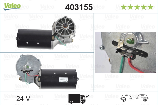 Ruitenwissermotor Valeo 403155