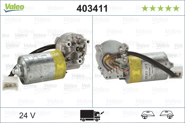 Ruitenwissermotor Valeo 403411