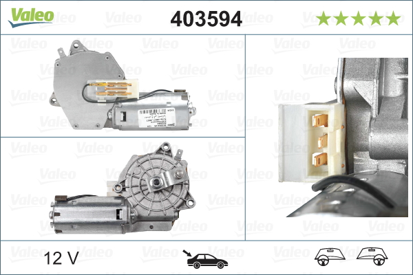 Ruitenwissermotor Valeo 403594