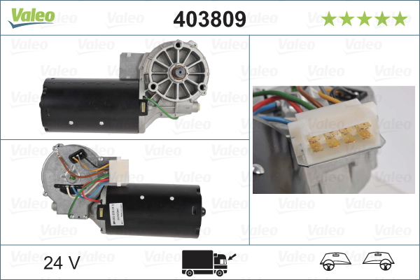 Ruitenwissermotor Valeo 403809