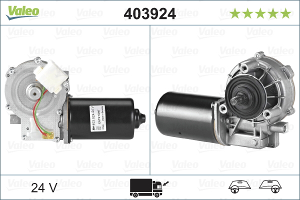 Ruitenwissermotor Valeo 403924