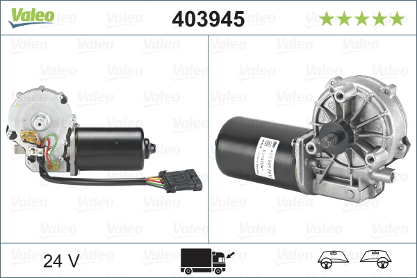 Ruitenwissermotor Valeo 403945