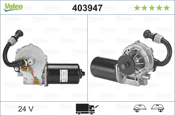 Ruitenwissermotor Valeo 403947