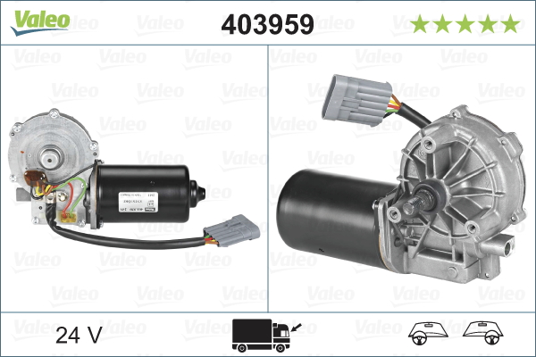 Ruitenwissermotor Valeo 403959