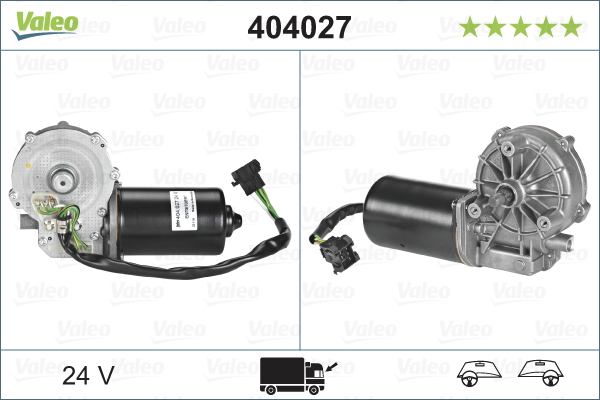 Ruitenwissermotor Valeo 404027