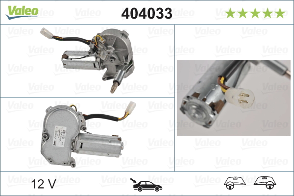 Ruitenwissermotor Valeo 404033