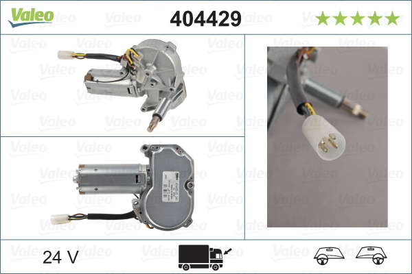 Ruitenwissermotor Valeo 404429