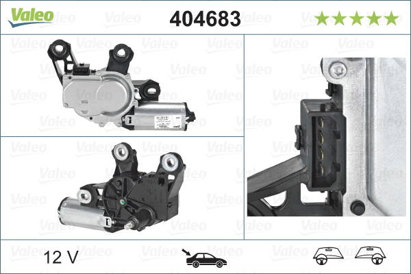 Ruitenwissermotor Valeo 404683