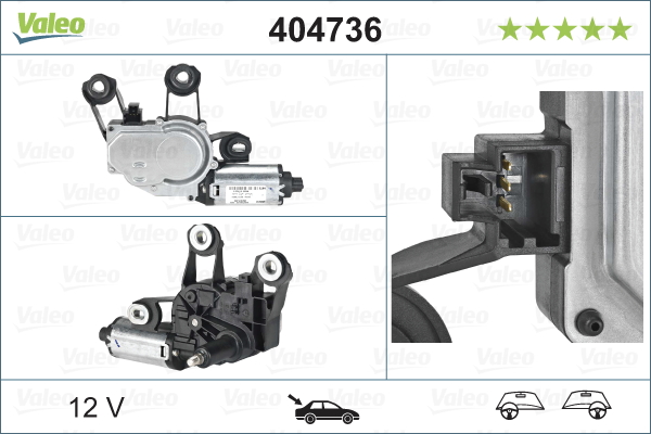 Ruitenwissermotor Valeo 404736