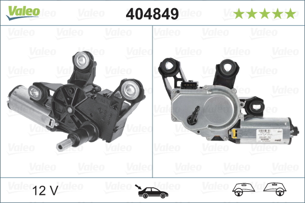 Ruitenwissermotor Valeo 404849