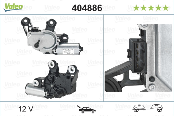 Ruitenwissermotor Valeo 404886