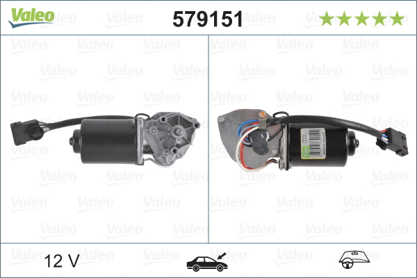 Ruitenwissermotor Valeo 579151