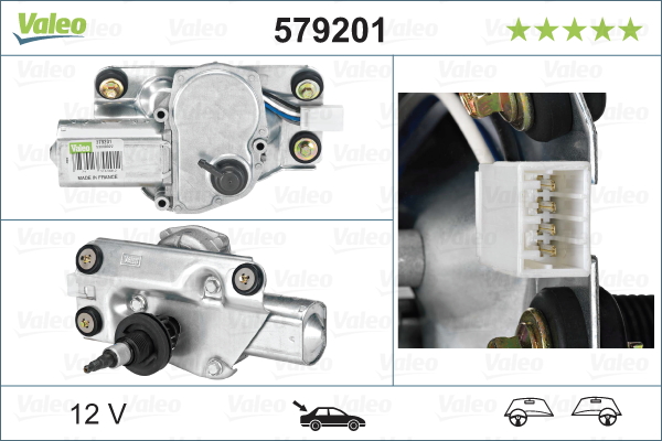 Ruitenwissermotor Valeo 579201