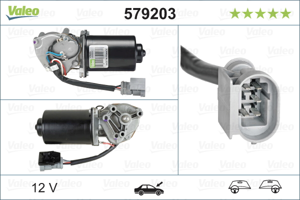 Ruitenwissermotor Valeo 579203