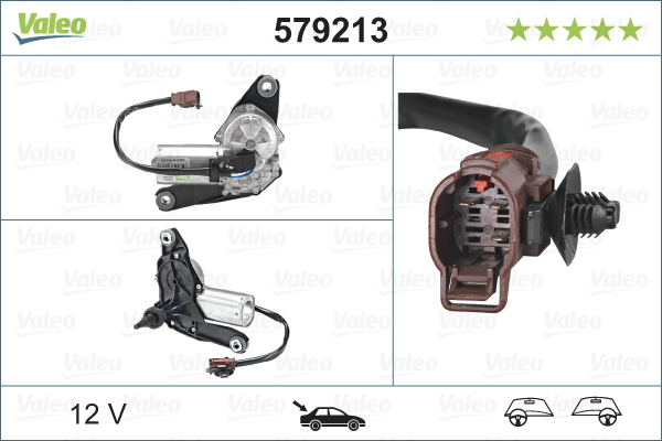 Ruitenwissermotor Valeo 579213