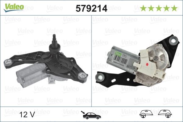 Ruitenwissermotor Valeo 579214