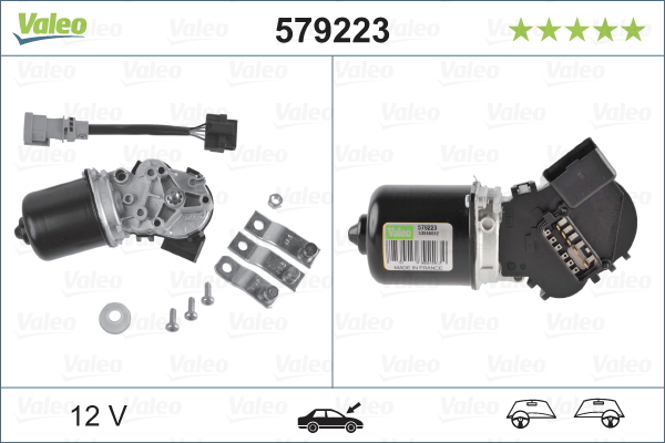 Ruitenwissermotor Valeo 579223