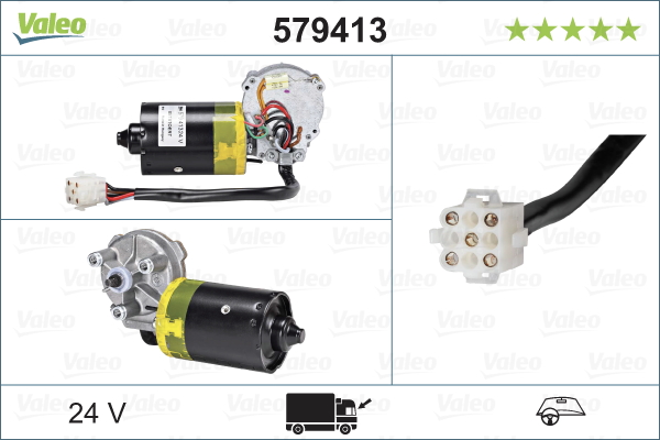 Ruitenwissermotor Valeo 579413